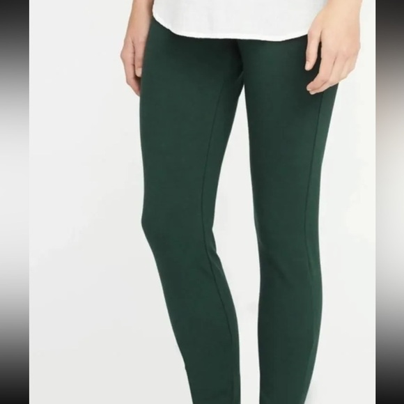 OLD Navy Jersey Thick Elastic-Waist Leggings green XL - Picture 1 of 1